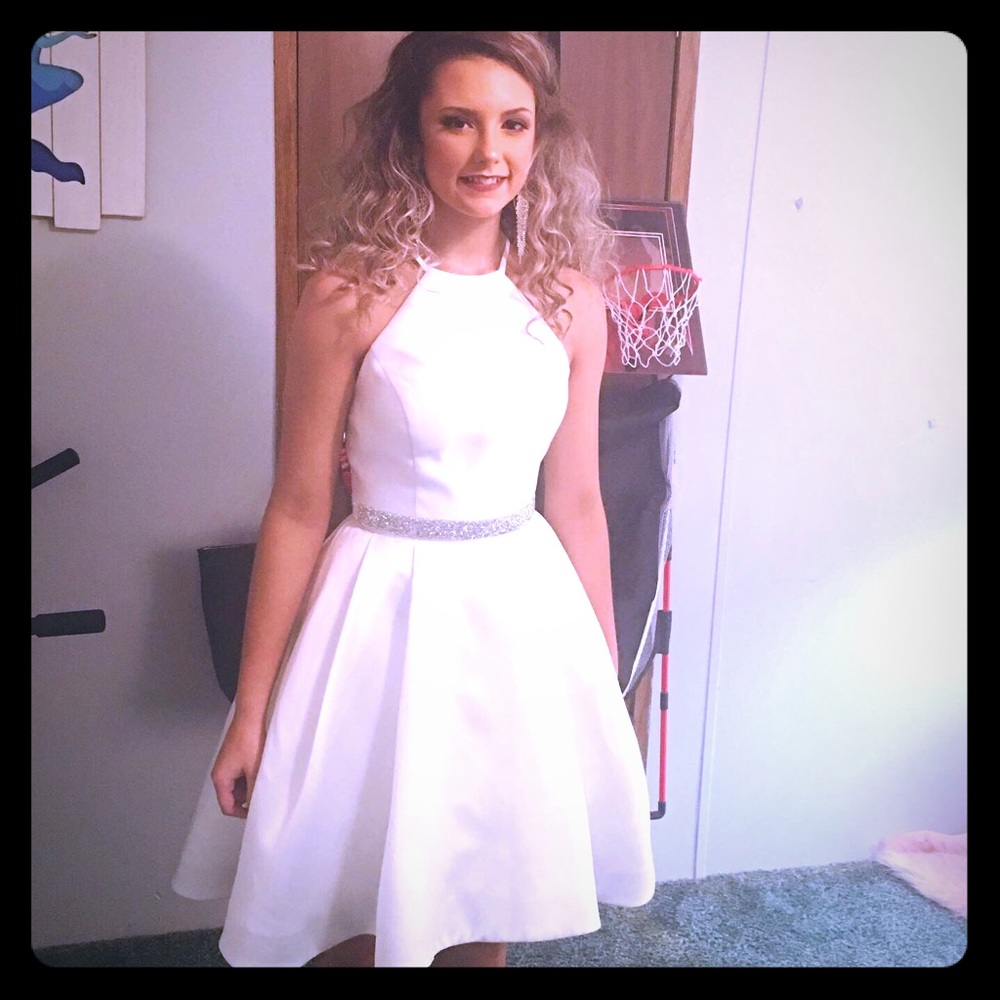 Sherri Hill S51829 white size 2 worn once